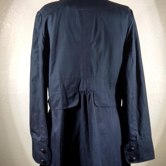 Johnny Was Double Breasted Pilsner Trench Coat in Night (Lined) M NWOT - Picture 4 of 7